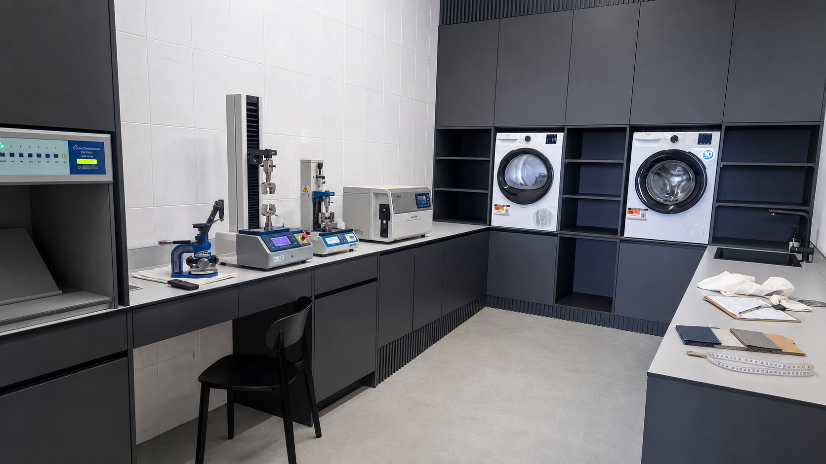 Ensaios e validação técnica de materiais